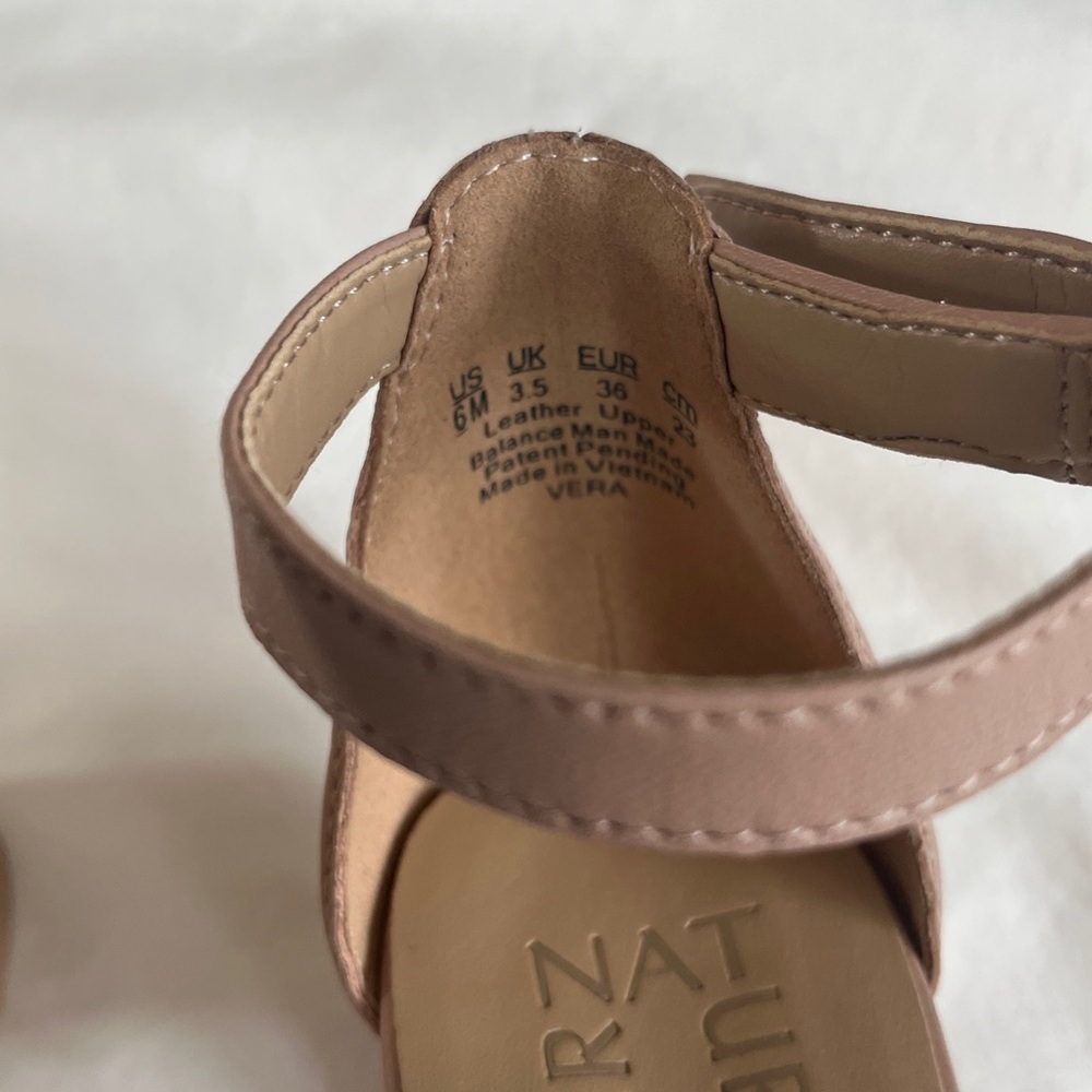 Naturalizer Women's Vera Creme Brulee Leather Sandal - Picture 3 of 9